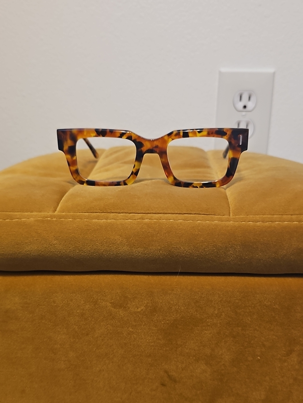 ●●FYTOO TORTOISE SQUARE GLASSES NIB●●